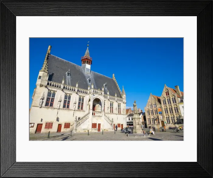 Framed Print : Stadhuis Damme (Town Hall), Damme, Vlaanderen (West Flanders), Belgium, Europe Framed Print : Stadhuis Damme (Town Hall), Damme, Vlaanderen (West Flanders), Belgium, Europe