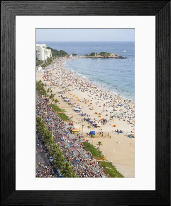Framed Print : Ipanema Beach, Street carnival, Rio de Janeiro, Brazil, South America Framed Print : Ipanema Beach, Street carnival, Rio de Janeiro, Brazil, South America