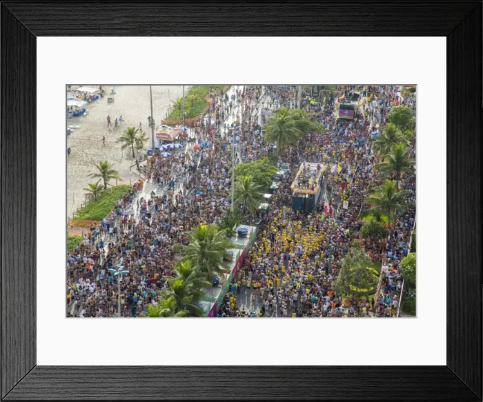 Framed Print : Ipanema Beach, Street carnival, Rio de Janeiro, Brazil, South America Framed Print : Ipanema Beach, Street carnival, Rio de Janeiro, Brazil, South America