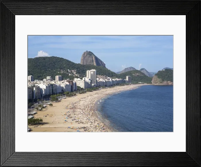 Framed Print : Copacabana beach and Sugar Loaf, Rio de Janeiro, Brazil, South America Framed Print : Copacabana beach and Sugar Loaf, Rio de Janeiro, Brazil, South America