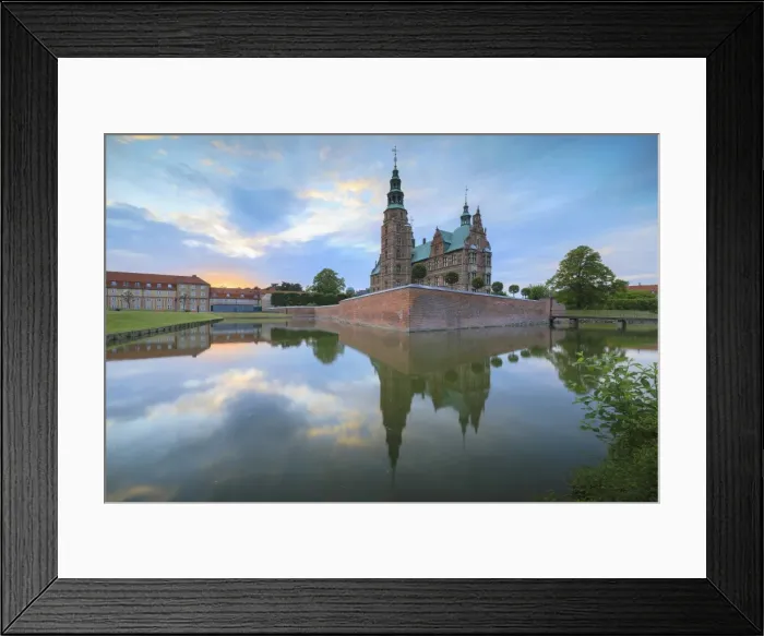 Framed Print : Rosenborg Castle reflected in the canal, Kongens Have, Copenhagen, Denmark, Europe Framed Print : Rosenborg Castle reflected in the canal, Kongens Have, Copenhagen, Denmark, Europe