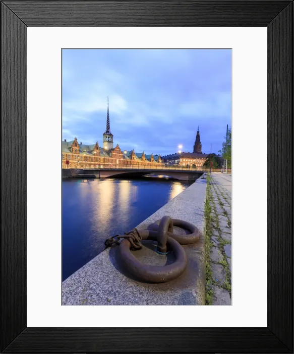 Framed Print : The Church of Holmen and the House of Parliament, Christiansborg Palace in central Copenhagen Framed Print : The Church of Holmen and the House of Parliament, Christiansborg Palace in central Copenhagen
