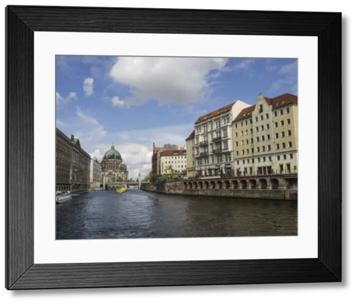 Framed Print : View towards the Cathedral from the River Spree, Berlin, Germany, Europe Framed Print : View towards the Cathedral from the River Spree, Berlin, Germany, Europe