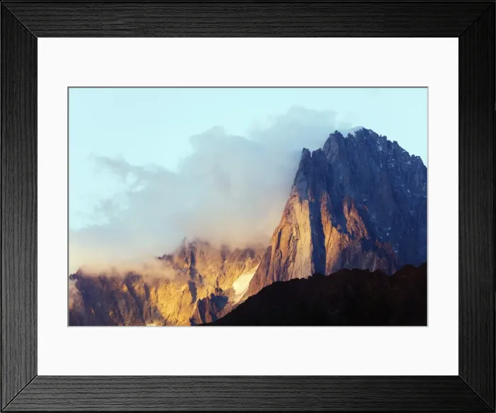 Framed Print : Les Drus and Aiguille Verte, 4122m, Chamonix, Rhone Alpes, Haute Savoie, France, Europe Framed Print : Les Drus and Aiguille Verte, 4122m, Chamonix, Rhone Alpes, Haute Savoie, France, Europe