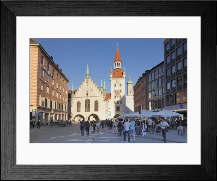 Framed Print : Old town hall (Altes Rathaus) at Marienplatz Square, Munich, Bavaria, Germany, Europe Framed Print : Old town hall (Altes Rathaus) at Marienplatz Square, Munich, Bavaria, Germany, Europe