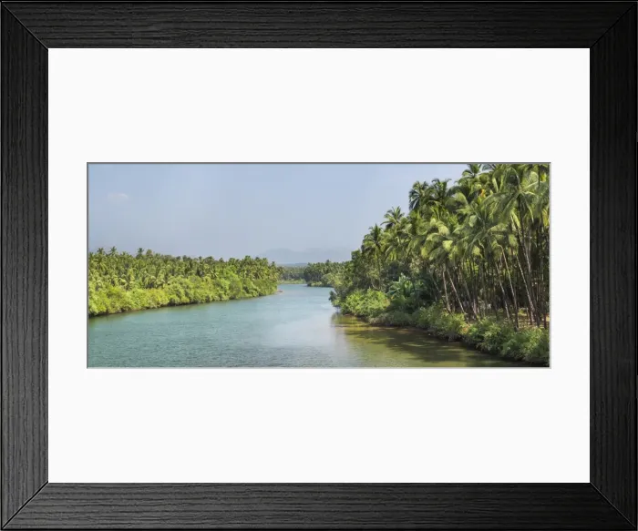Framed Print : River at Palolem, Goa, India, Asia Framed Print : River at Palolem, Goa, India, Asia