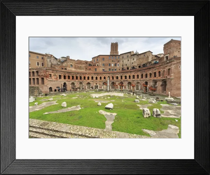 Framed Print : Trajans Markets, Roman ruins, Forum area, Historic Centre (Centro Storico), Rome Framed Print : Trajans Markets, Roman ruins, Forum area, Historic Centre (Centro Storico), Rome