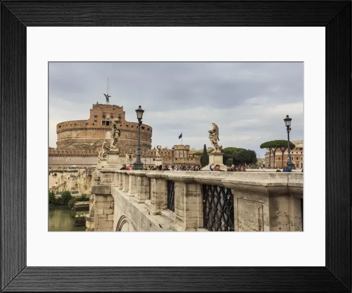 Framed Print : Ponte Sant Angelo and Castel Sant Angelo, Vatican area, Historic Centre, Rome, UNESCO Framed Print : Ponte Sant Angelo and Castel Sant Angelo, Vatican area, Historic Centre, Rome, UNESCO