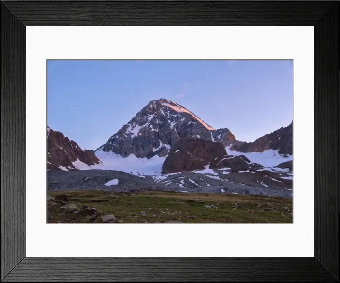 Framed Print : Mount Gran Zebru at sunrise, Valfurva, Lombardy, Italy, Europe Framed Print : Mount Gran Zebru at sunrise, Valfurva, Lombardy, Italy, Europe