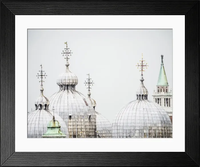 Framed Print : The domes of the Basilica in St. Marks Square, Venice, UNESCO World Heritage Site Framed Print : The domes of the Basilica in St. Marks Square, Venice, UNESCO World Heritage Site