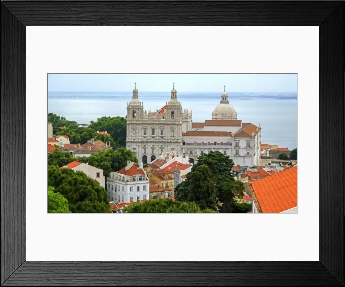 Framed Print : Church of Sao Vicente of Fora, Alfama, Lisbon, Portugal, Europe Framed Print : Church of Sao Vicente of Fora, Alfama, Lisbon, Portugal, Europe
