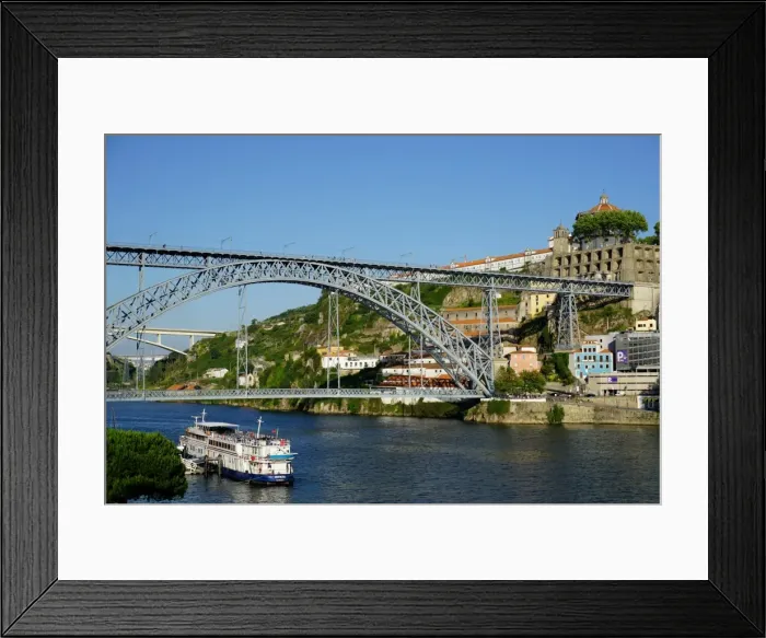 Framed Print : Ponte de Dom Luis I over River Douro, Porto (Oporto), Portugal, Europe Framed Print : Ponte de Dom Luis I over River Douro, Porto (Oporto), Portugal, Europe