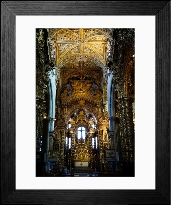 Framed Print : Sao Francisco Church, 600 years old, in the Ribiera district, UNESCO World Heritage Site Framed Print : Sao Francisco Church, 600 years old, in the Ribiera district, UNESCO World Heritage Site