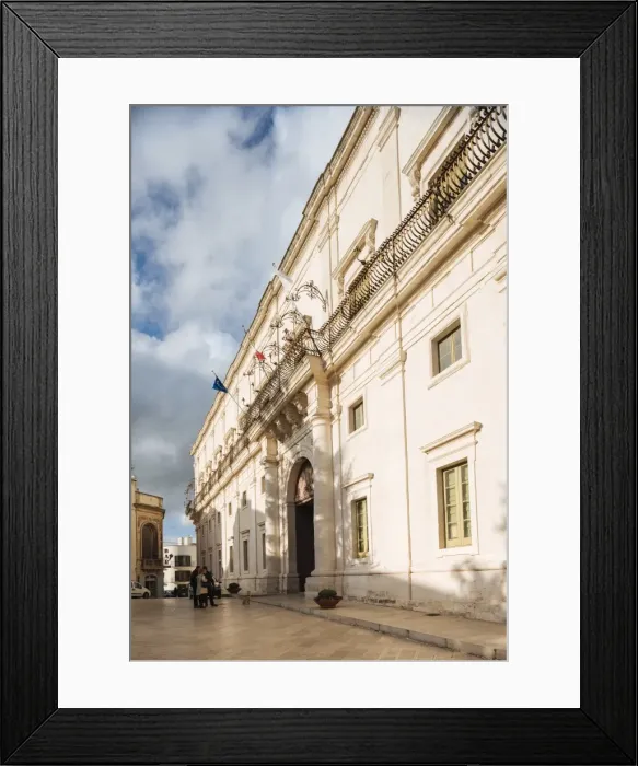 Framed Print : Exterior of Palazzo Ducale, Centro Storico, Martina Franca, Puglia, Italy, Europe Framed Print : Exterior of Palazzo Ducale, Centro Storico, Martina Franca, Puglia, Italy, Europe