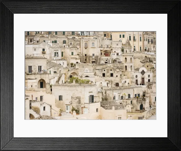 Framed Print : Sasso Barisano, Matera, Basilicata, Italy, Europe Framed Print : Sasso Barisano, Matera, Basilicata, Italy, Europe