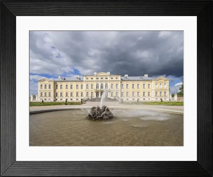 Framed Print : Rundale Palace, Latvia, Baltic States, Europe Framed Print : Rundale Palace, Latvia, Baltic States, Europe