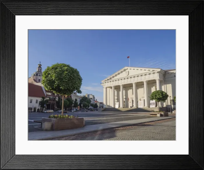 Framed Print : Town Hall and Square, Vilnius, Lithuania, Baltic States, Europe Framed Print : Town Hall and Square, Vilnius, Lithuania, Baltic States, Europe