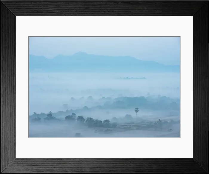 Framed Print : View from Kaw Gon Pagoda at dawn, Hpa-an, Kayin State, Myanmar (Burma), Asia Framed Print : View from Kaw Gon Pagoda at dawn, Hpa-an, Kayin State, Myanmar (Burma), Asia