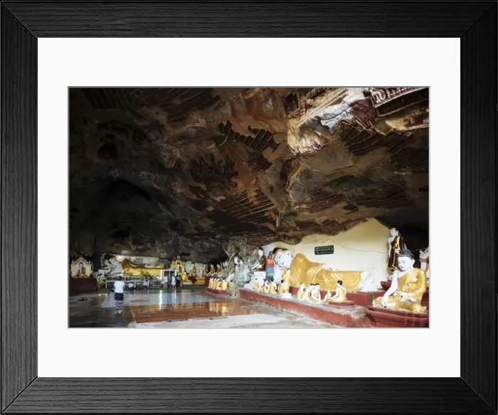 Framed Print : Kaw Gon Cave, Hpa-an, Kayin State, Myanmar (Burma), Asia Framed Print : Kaw Gon Cave, Hpa-an, Kayin State, Myanmar (Burma), Asia
