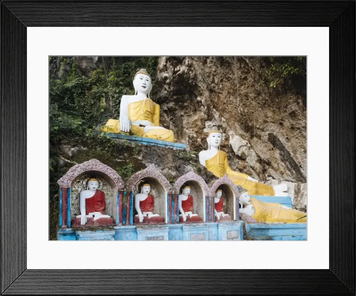 Framed Print : Kaw Ka Thawng Cave, Hpa-an, Kayin State, Myanmar (Burma), Asia Framed Print : Kaw Ka Thawng Cave, Hpa-an, Kayin State, Myanmar (Burma), Asia