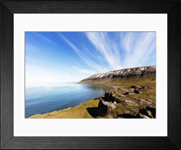 Framed Print : Kapp Lee, Spitsbergen, Svalbard, Arctic, Norway, Europe Framed Print : Kapp Lee, Spitsbergen, Svalbard, Arctic, Norway, Europe
