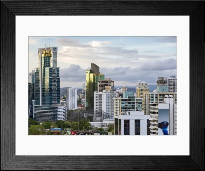 Framed Print : City skyline, Panama City, Panama, Central America Framed Print : City skyline, Panama City, Panama, Central America