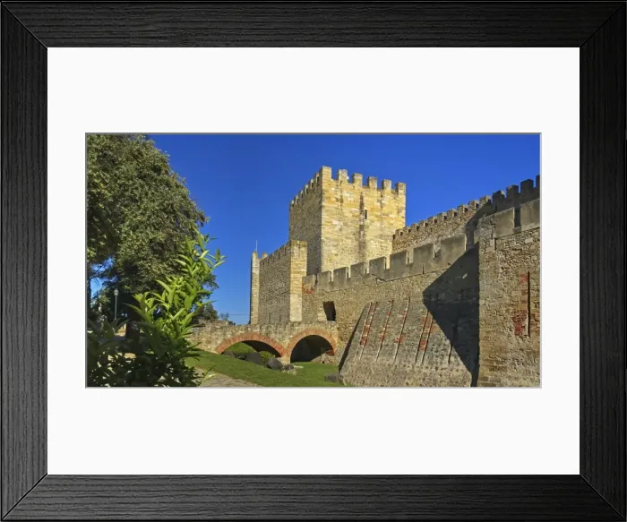 Framed Print : Castelo de Sao Jorge, Lisbon, Portugal, Europe Framed Print : Castelo de Sao Jorge, Lisbon, Portugal, Europe