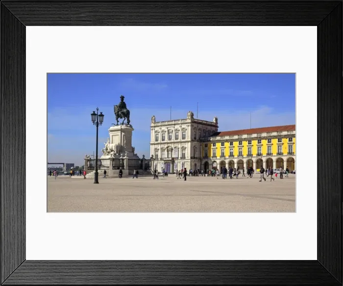 Framed Print : Praca de Comercio, Baixa, Lisbon, Portugal, Europe Framed Print : Praca de Comercio, Baixa, Lisbon, Portugal, Europe