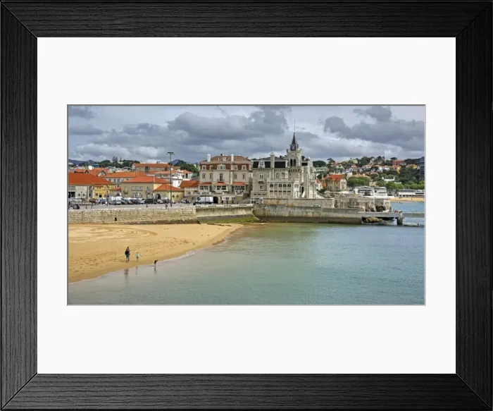 Framed Print : Cascais, Coast of Lisbon, Portugal, Europe Framed Print : Cascais, Coast of Lisbon, Portugal, Europe