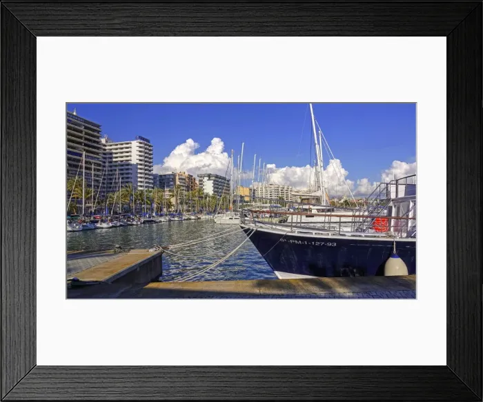 Framed Print : Marina of Palma de Mallorca, Majorca, Balearic Islands, Spain, Mediterranean, Europe Framed Print : Marina of Palma de Mallorca, Majorca, Balearic Islands, Spain, Mediterranean, Europe