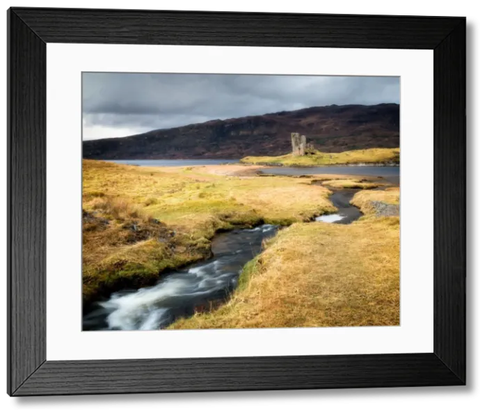 Framed Print : Ardvreck Castle, Sutherland, Highlands, Scotland, United Kingdom, Europe Framed Print : Ardvreck Castle, Sutherland, Highlands, Scotland, United Kingdom, Europe