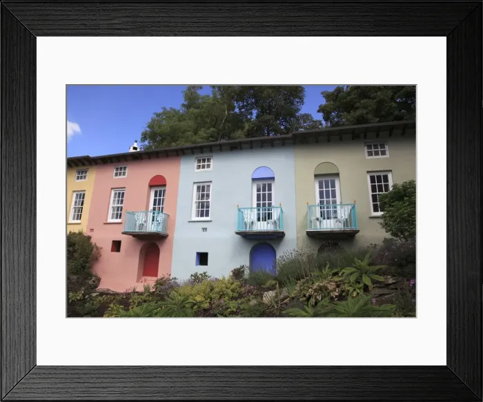 Framed Print : Colourful Architecture, Portmeirion Village, Gwynedd, North Wales, Wales, United Kingdom Framed Print : Colourful Architecture, Portmeirion Village, Gwynedd, North Wales, Wales, United Kingdom