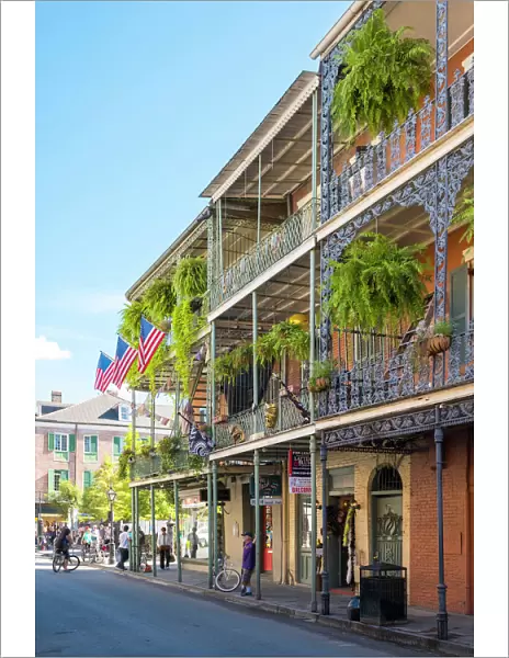 Balconies on Royal Street, French Quarter, New Orleans, Louisiana, United States of America