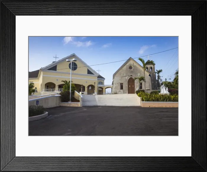 Framed Print : St. Francis Xavier Cathedral, Nassau, Providence Island, Bahamas, West Indies, Caribbean Framed Print : St. Francis Xavier Cathedral, Nassau, Providence Island, Bahamas, West Indies, Caribbean