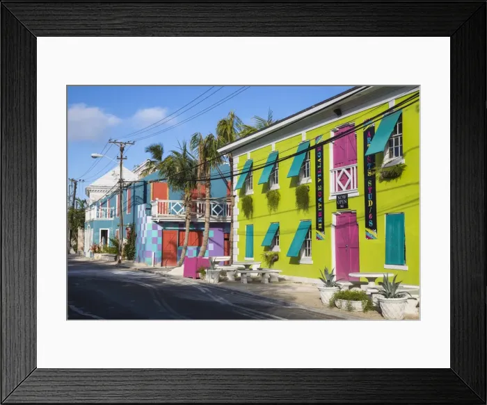 Framed Print : Heritage village, Nassau, Providence Island, Bahamas, West Indies, Caribbean, Central