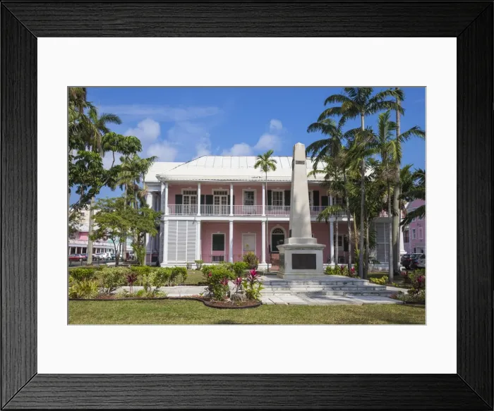 Framed Print : Parliament Square, Supreme Court and Garden of Remembrance, Nassau, Providence Island Framed Print : Parliament Square, Supreme Court and Garden of Remembrance, Nassau, Providence Island