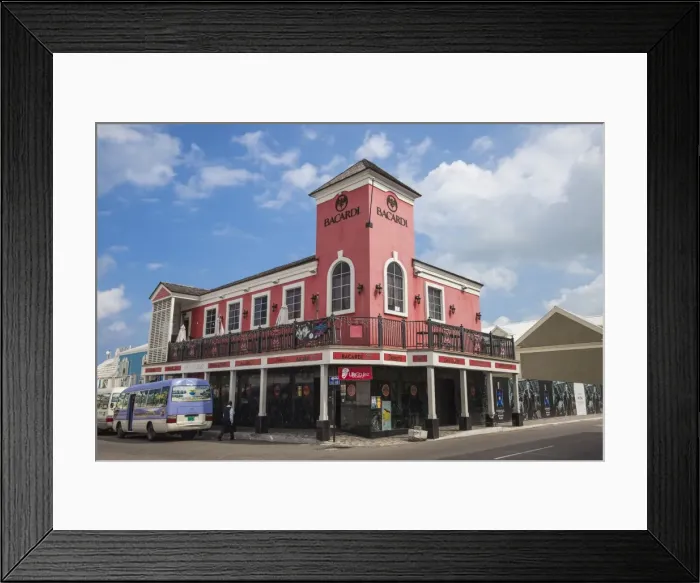 Framed Print : Bacardi building, Nassau, Providence Island, Bahamas, West Indies, Caribbean, Central Framed Print : Bacardi building, Nassau, Providence Island, Bahamas, West Indies, Caribbean, Central