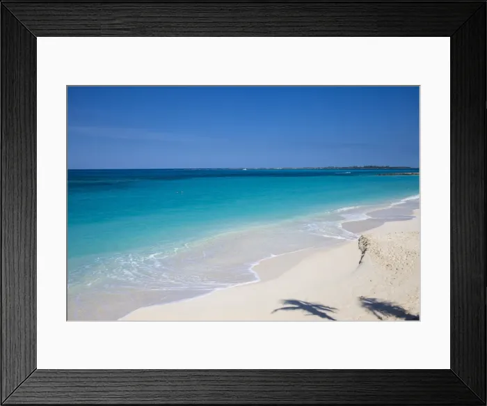 Framed Print : Shadow of palm treees on Cabbage Beach, Paradise Island, Nassau, Bahamas, West Indies Framed Print : Shadow of palm treees on Cabbage Beach, Paradise Island, Nassau, Bahamas, West Indies