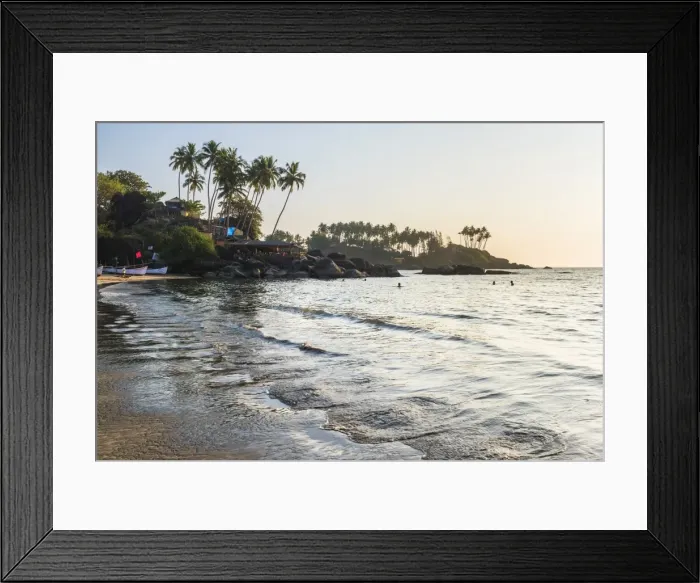 Framed Print : Palolem Beach, Goa, India, Asia Framed Print : Palolem Beach, Goa, India, Asia