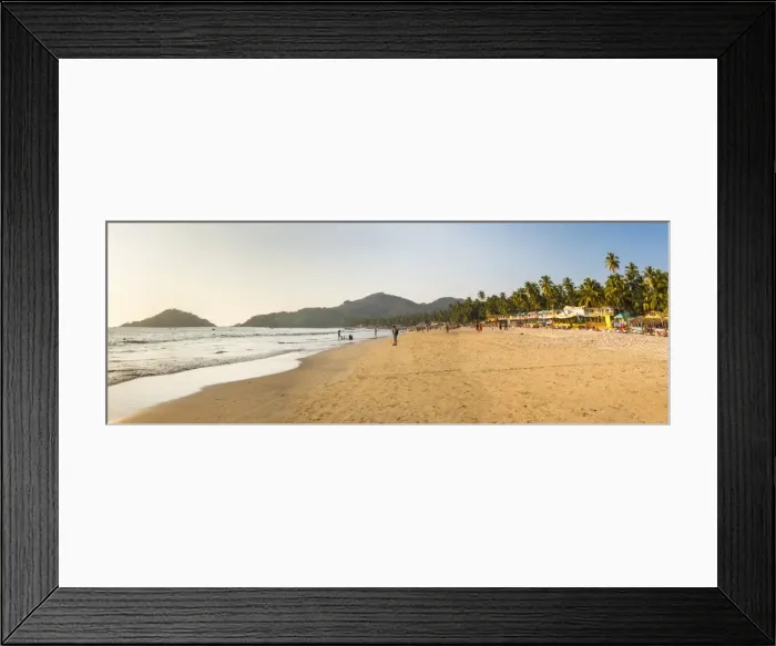 Framed Print : Palolem Beach at sunset, Goa, India, Asia Framed Print : Palolem Beach at sunset, Goa, India, Asia