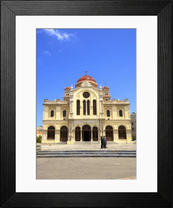 Framed Print : The Metropolitan Church of Agios Minas, Heraklion, Crete, Greek Islands, Greece, Europe Framed Print : The Metropolitan Church of Agios Minas, Heraklion, Crete, Greek Islands, Greece, Europe