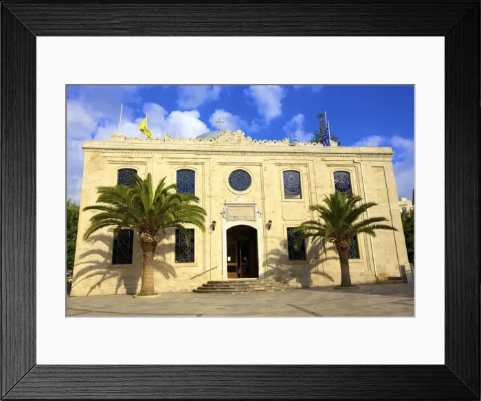 Framed Print : The Basilica of St. Titus, Heraklion, Crete, Greek Islands, Greece, Europe Framed Print : The Basilica of St. Titus, Heraklion, Crete, Greek Islands, Greece, Europe