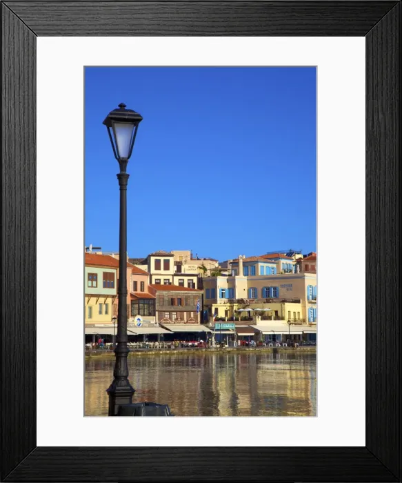 Framed Print : The Venetian Harbour, Chania, Crete, Greek Islands, Greece, Europe Framed Print : The Venetian Harbour, Chania, Crete, Greek Islands, Greece, Europe