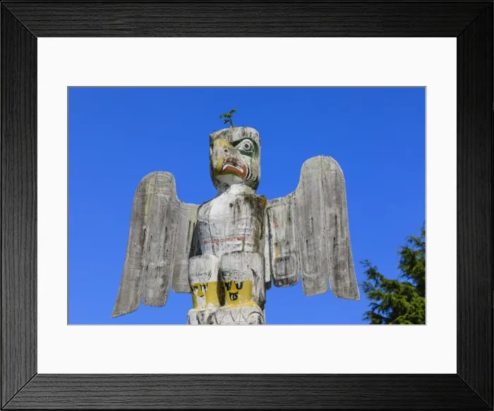 Framed Print : Thunderbird, First Nation Totem Pole, Namgis Burial Grounds, Alert Bay, Inside Passage Framed Print : Thunderbird, First Nation Totem Pole, Namgis Burial Grounds, Alert Bay, Inside Passage