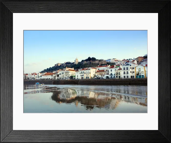 Framed Print : Alcacer do Sal and the Sado River, Alentejo, Portugal, Europe Framed Print : Alcacer do Sal and the Sado River, Alentejo, Portugal, Europe