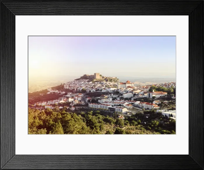 Framed Print : The castle and medieval walled town of Castelo de Vide in the high Alentejo, Portugal Framed Print : The castle and medieval walled town of Castelo de Vide in the high Alentejo, Portugal