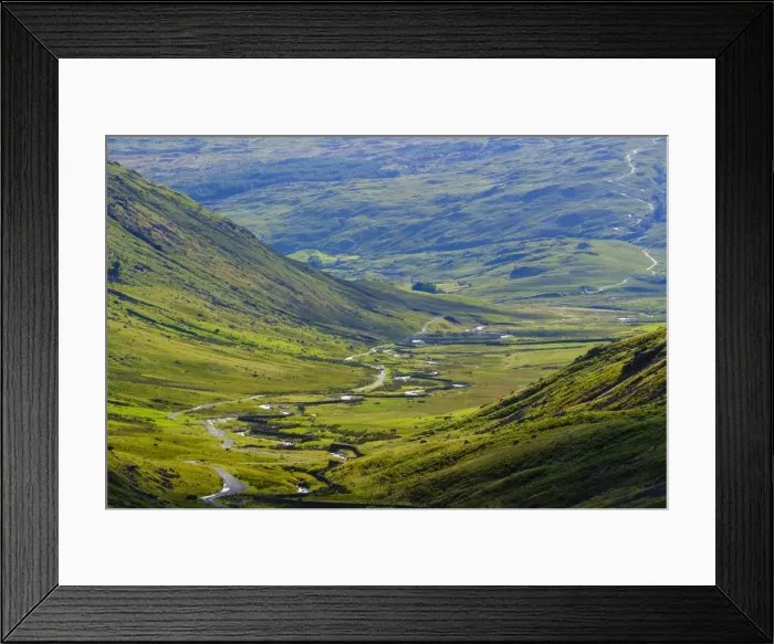 Framed Print : View of hills, dales and valleys in the Lake District, UNESCO World Heritage Site Framed Print : View of hills, dales and valleys in the Lake District, UNESCO World Heritage Site