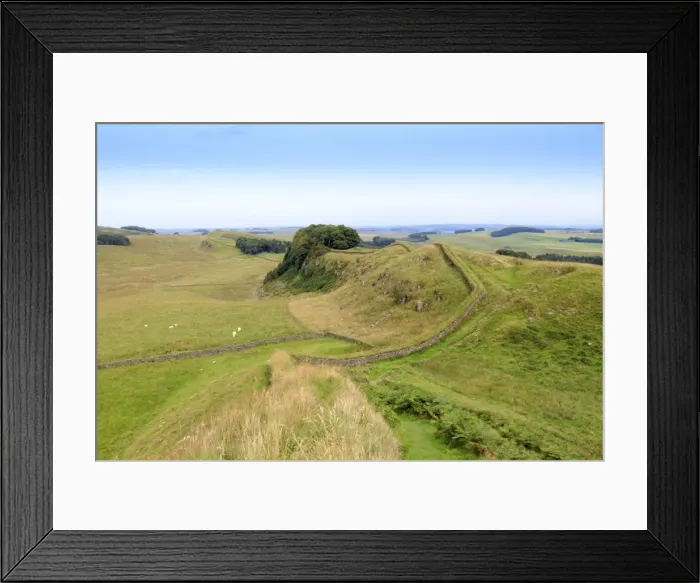Framed Print : Hadrians Wall UNESCO World Heritage Site, Northumberland, England, United Kingdom Framed Print : Hadrians Wall UNESCO World Heritage Site, Northumberland, England, United Kingdom