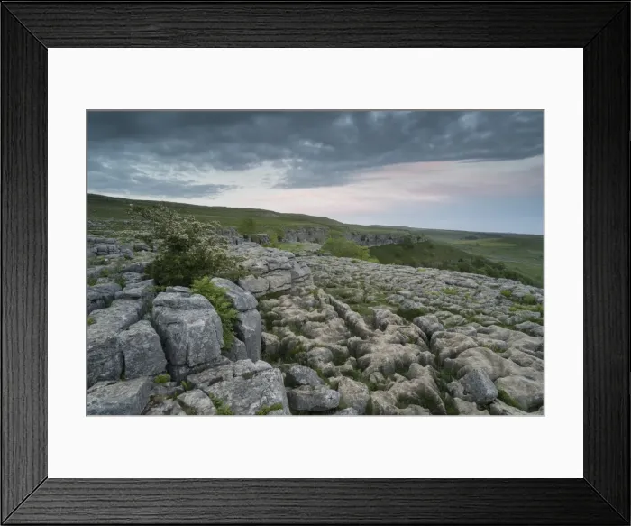 Framed Print : View of limestone pavement, Malham Cove, Malham, Yorkshire Dales National Park, North Yorkshire Framed Print : View of limestone pavement, Malham Cove, Malham, Yorkshire Dales National Park, North Yorkshire