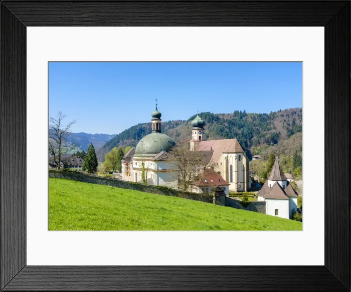 Framed Print : Monastery of Saint Trudpert (Kloster Sankt Trudpert) in spring Framed Print : Monastery of Saint Trudpert (Kloster Sankt Trudpert) in spring